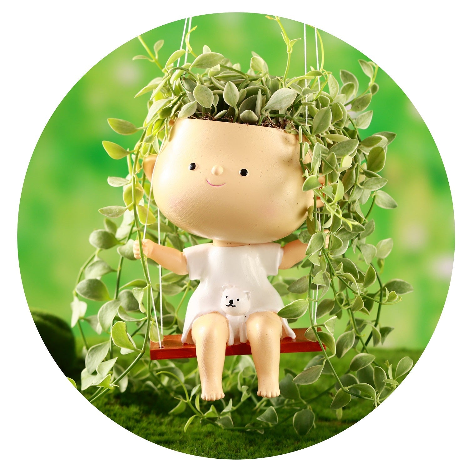 plant pot with face Happy Sprout Smiley Face Plant Pot with Drainage and Drip Tray  Cute Ghibli Decor Planter | Kawaii Hypebeast Pots for Plants