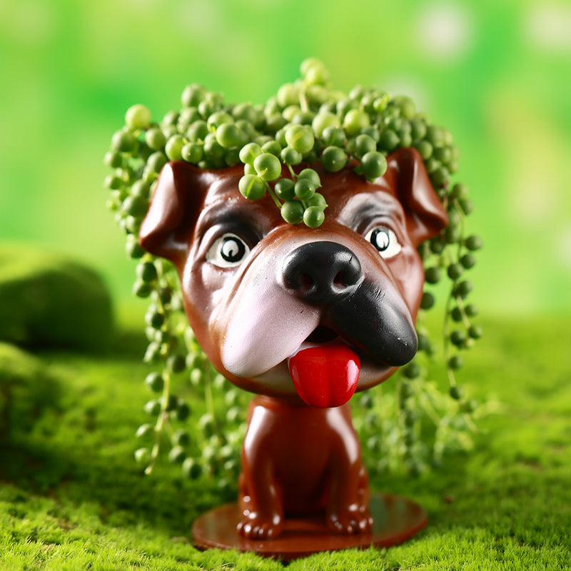 3D Printed Animal Head Planter Dog planterhoma