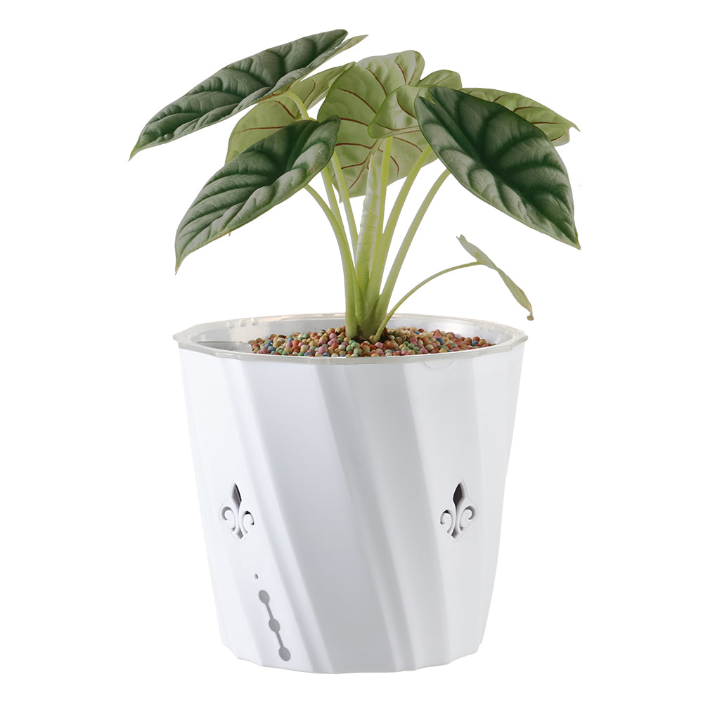 3 Pack-6.5 Inch Self Watering Plant Pot for Indoor Plants